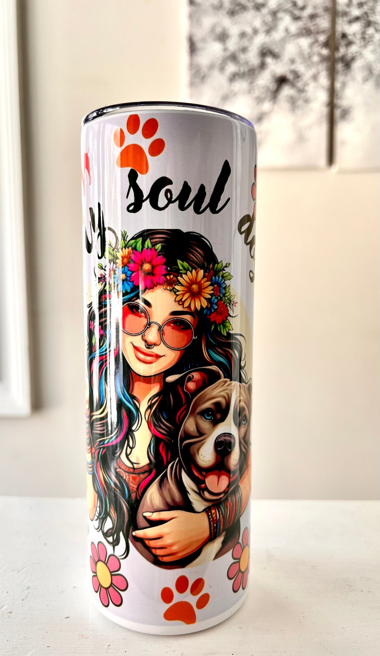 My soul dog tumbler