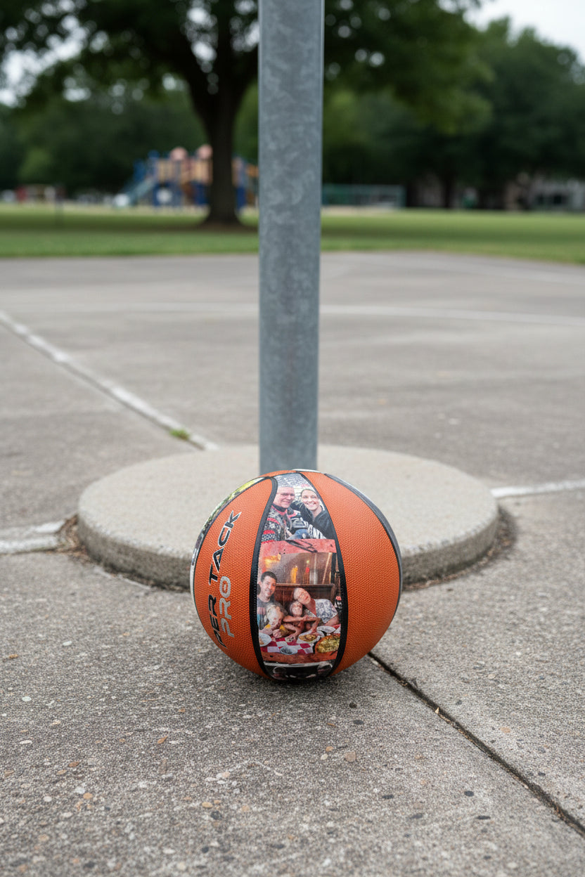 Custom basketball