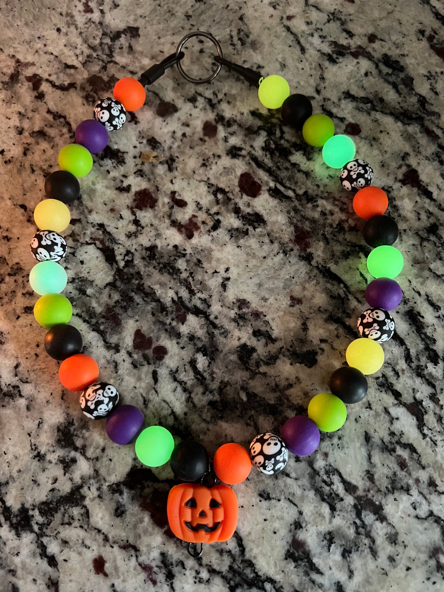 Glow in the dark Halloween collar