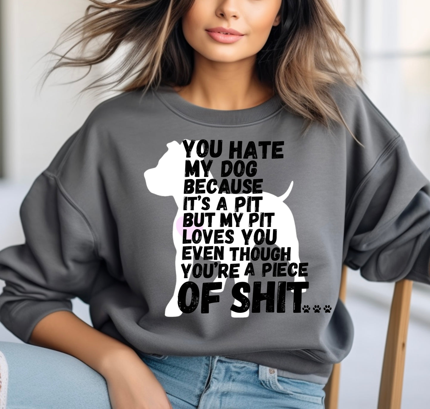Pretty Pitty sweatshirt
