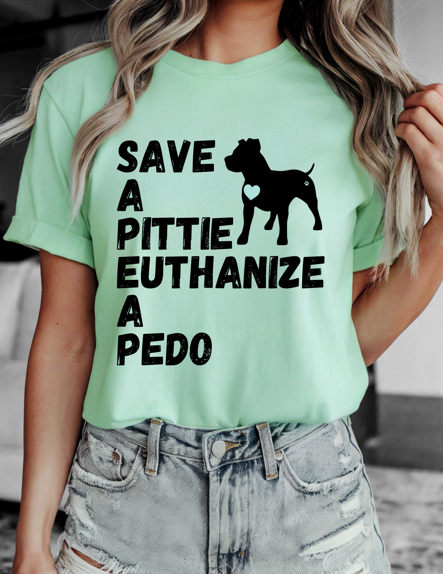 Save a pittie tshirt