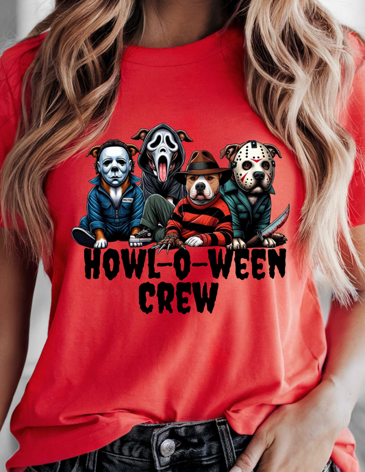 Howl-o-ween crew tshirt