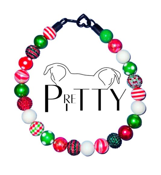 Christmas dog collar